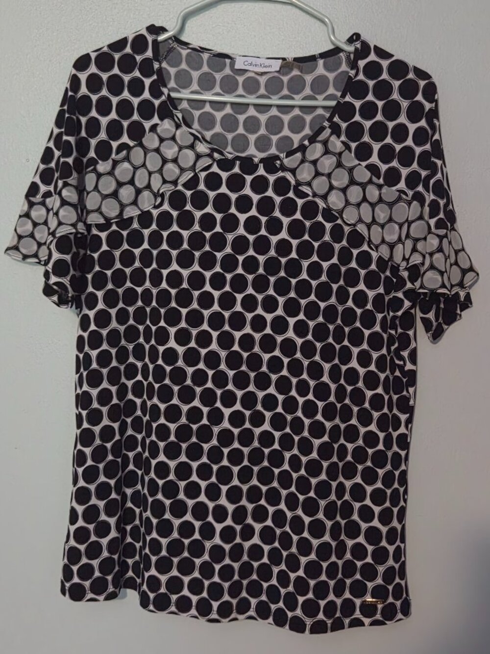 Lavin Klein Polka Dot Blouse